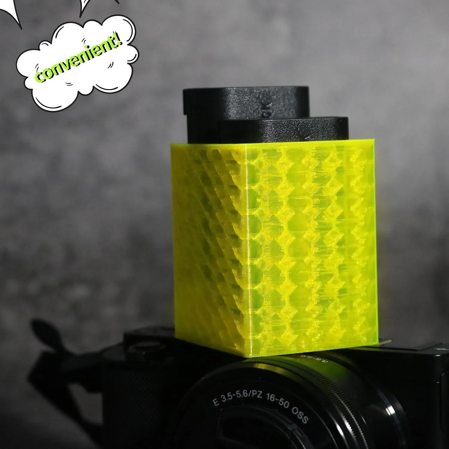 2PCS Camera Battery Storage Soft Case with 2 Warehouses for Canon LP-E6/LP-E6N/LP-E6NH Camera Battery Protective Pack Case Holder (Yellow,Double warehouse)