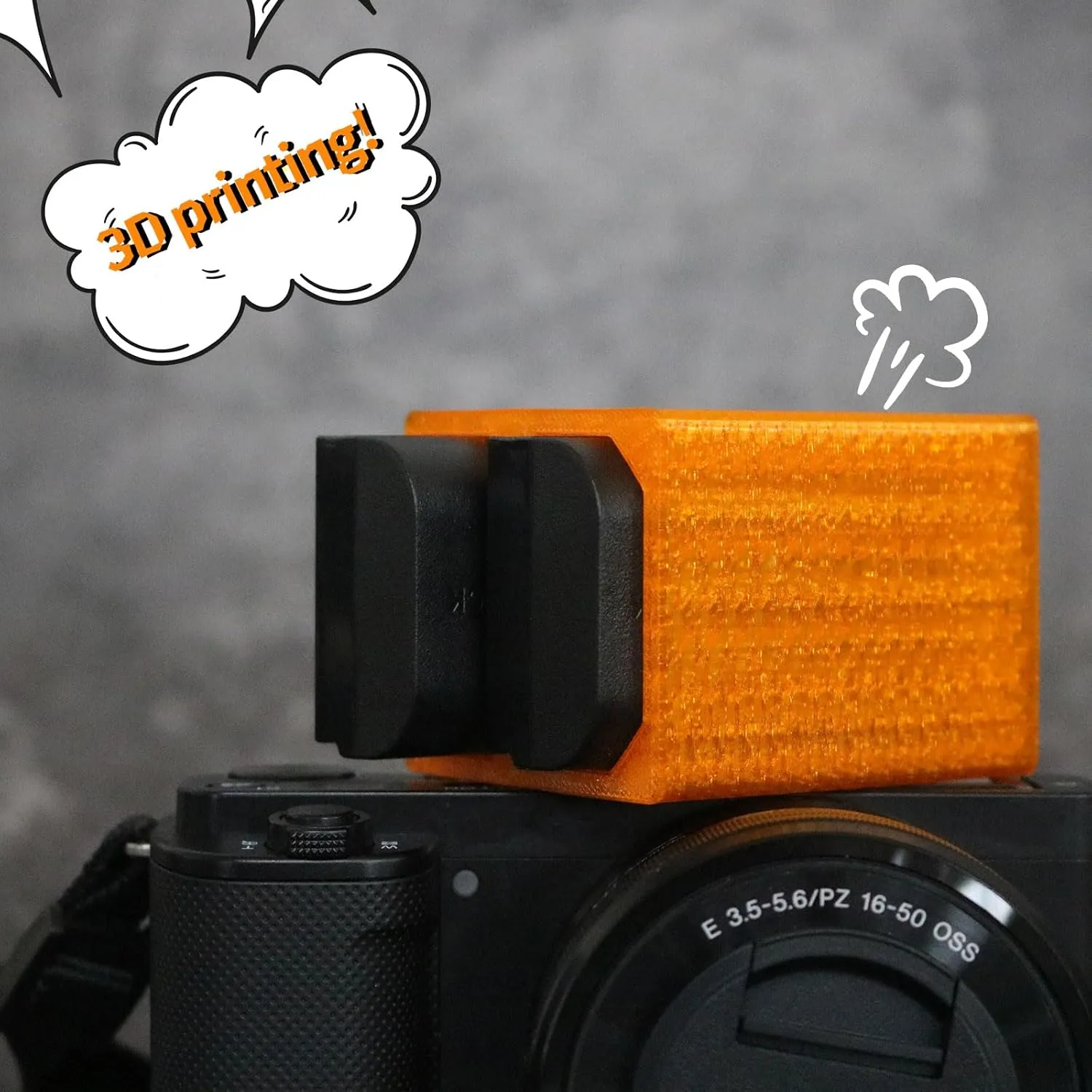 2PCS Camera Battery Storage Soft Case with 4 Warehouses for Canon LP-E6/LP-E6N/LP-E6NH Camera Battery Protective Pack Case Holder (Orange,Four Warehouses)