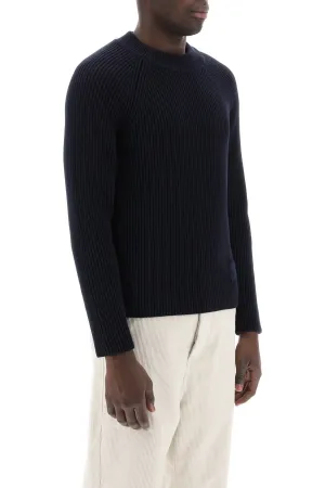 Ami paris cotton-wool crewneck sweater