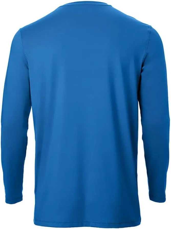 Arctic Cool Mens Crew Neck Instant Cooling Pocket Workwear Moisture Wicking Performance UPF 50  Long Sleeve Shirt