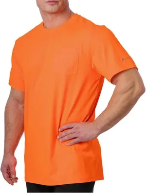 Arctic Cool Mens Crew Neck Instant Cooling Pocket Workwear Moisture Wicking Performance UPF 50  Short Sleeve Shirt