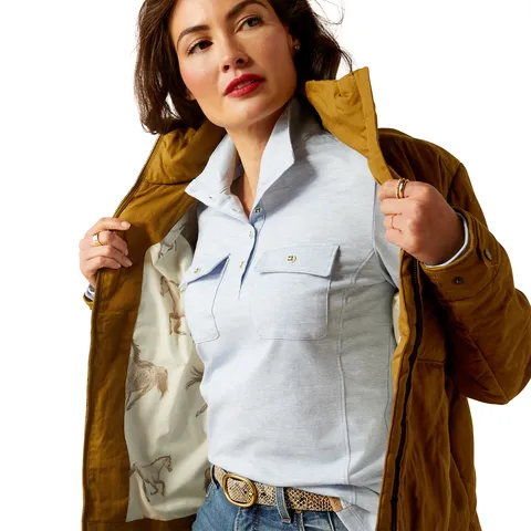 Ariat Women's Pecan Rye Quilted Jacket