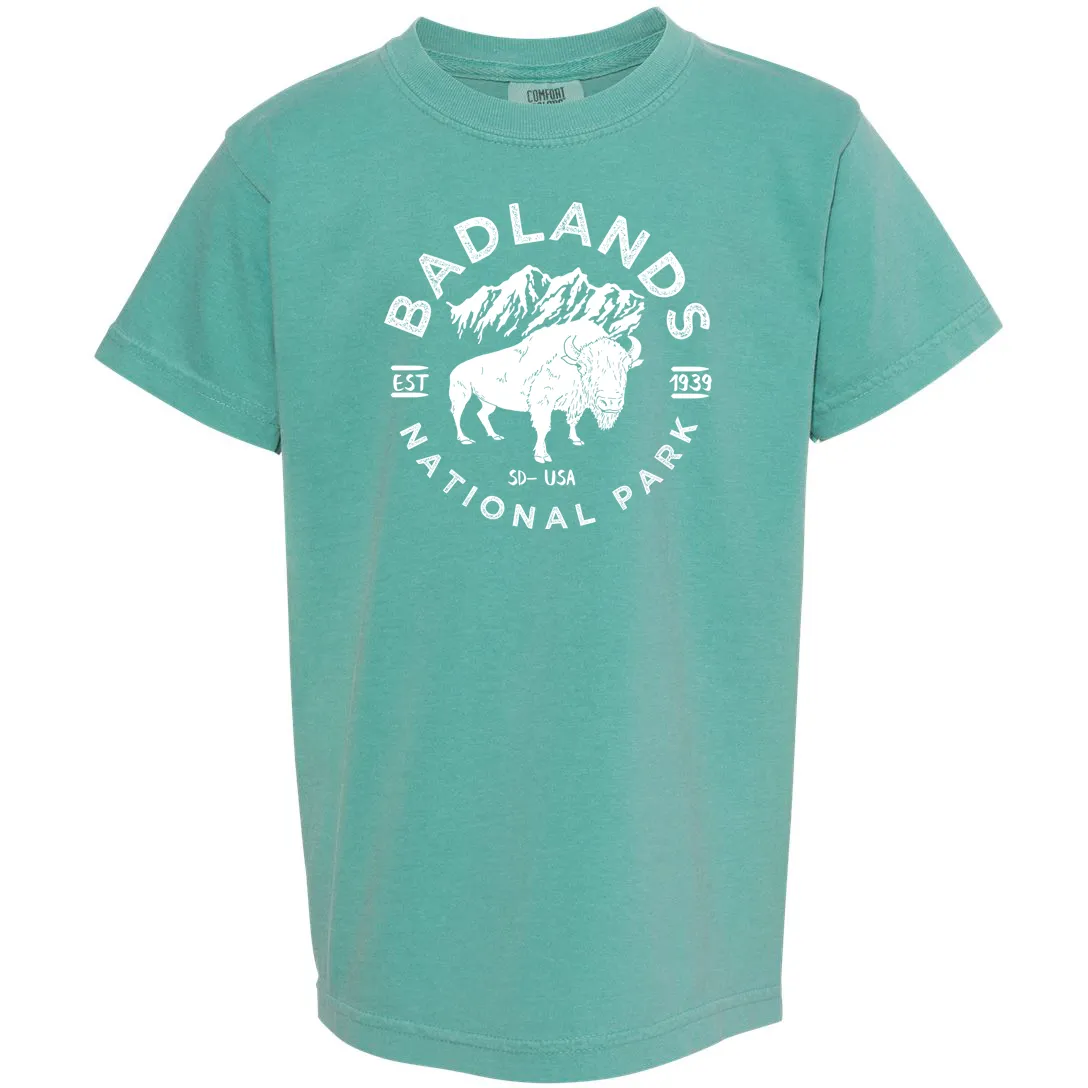 Badlands National Park Youth Comfort Colors T shirt