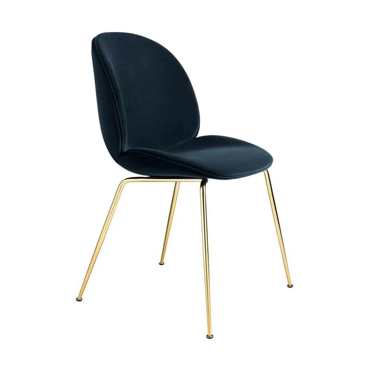 Beetle Upholstered Dining Chair - Conic Base