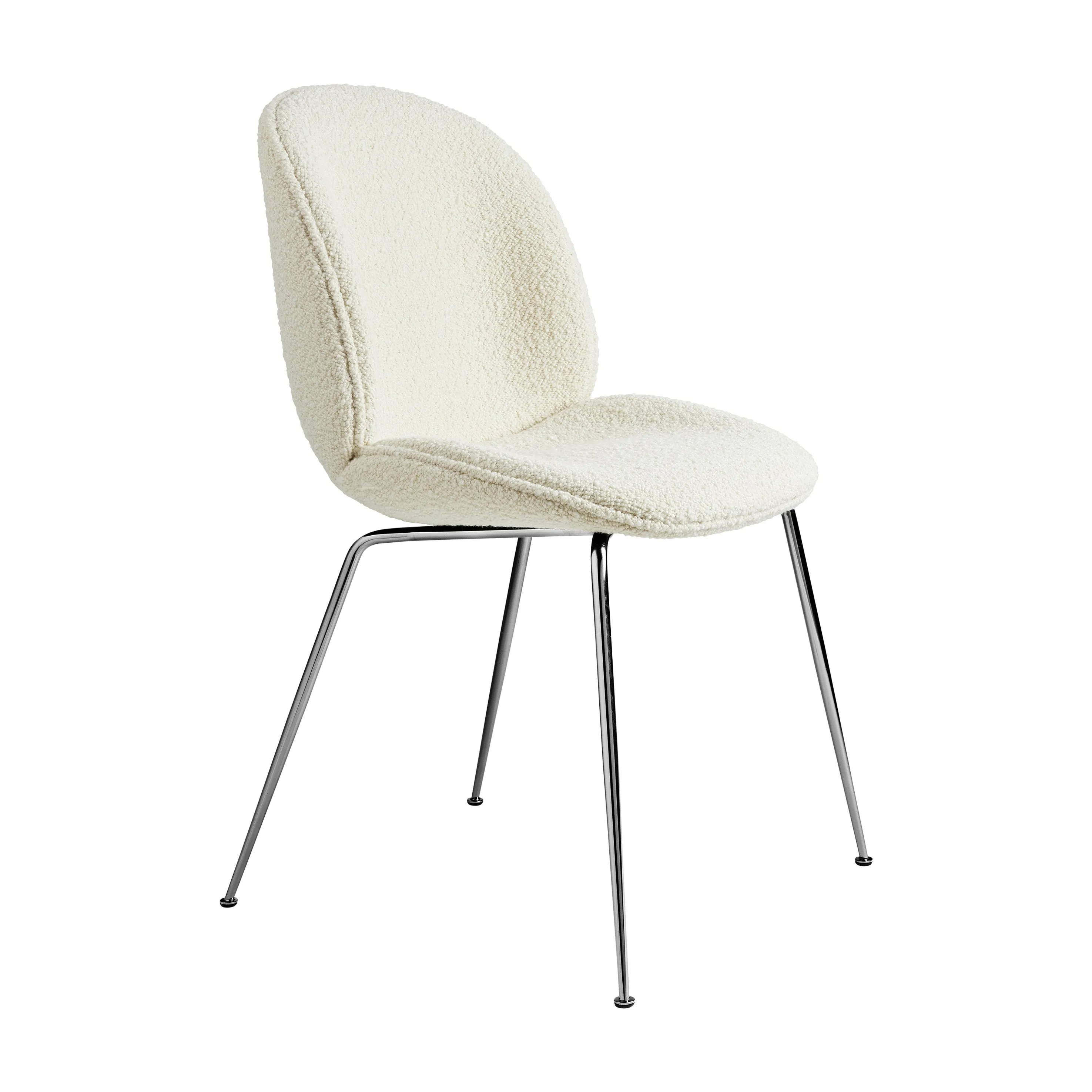 Beetle Upholstered Dining Chair - Conic Base