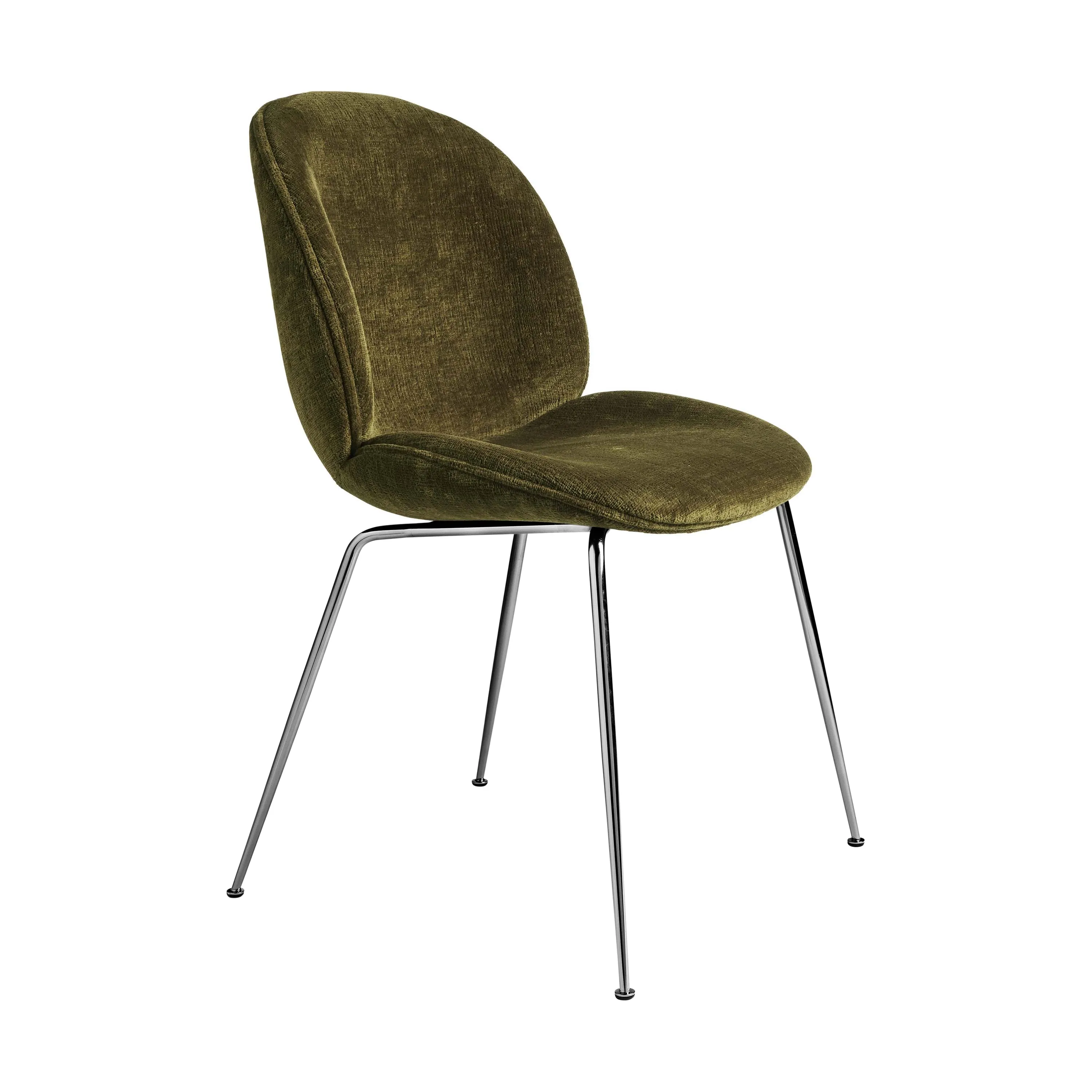 Beetle Upholstered Dining Chair - Conic Base