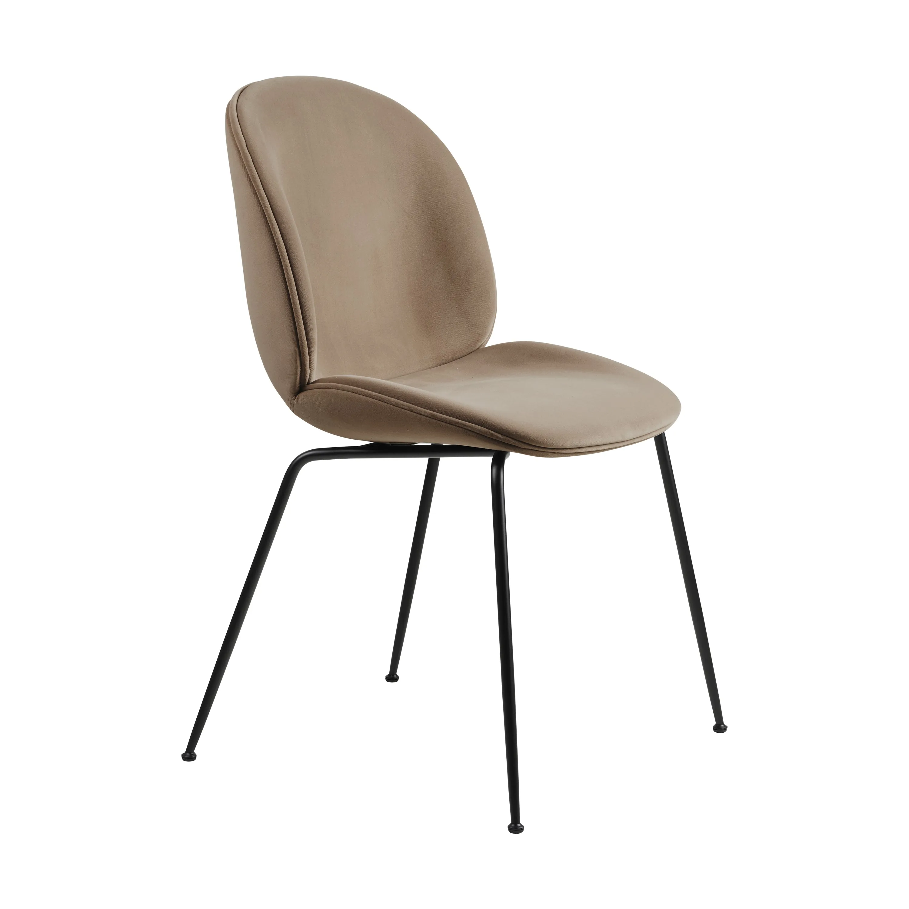 Beetle Upholstered Dining Chair - Conic Base
