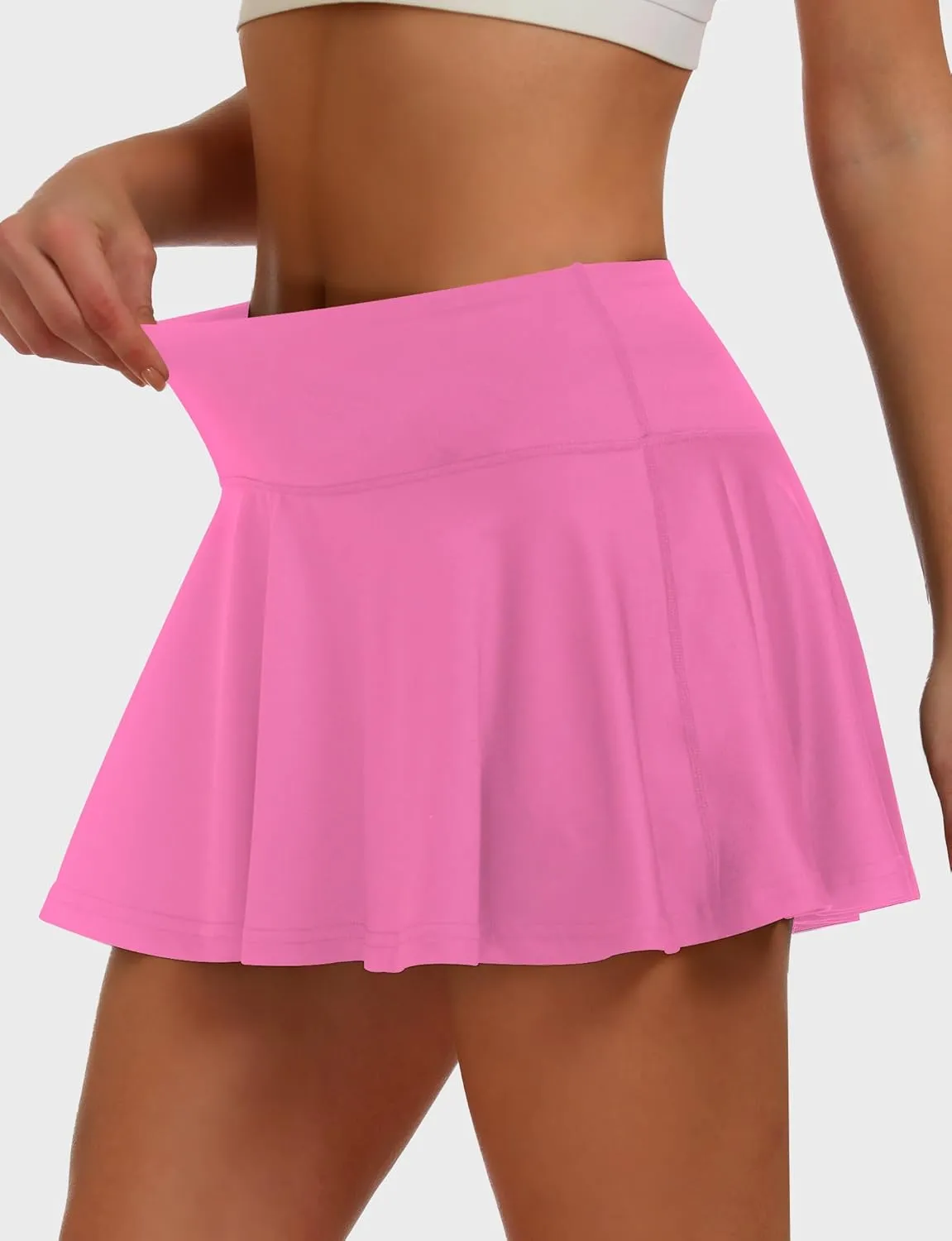 Buauty Tennis Skirts with Pocket Women's High Waisted Athletic Skorts Golf Pleated Skirts for Pickleball Workout Outfits