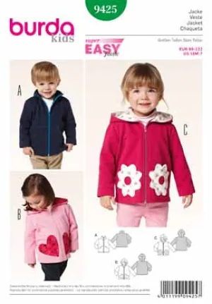 BURDA - 9425 Child Jacket Unisex