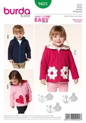 BURDA - 9425 Child Jacket Unisex