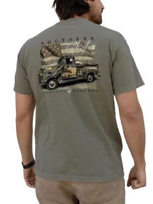 Camo Truck Pocket Tee