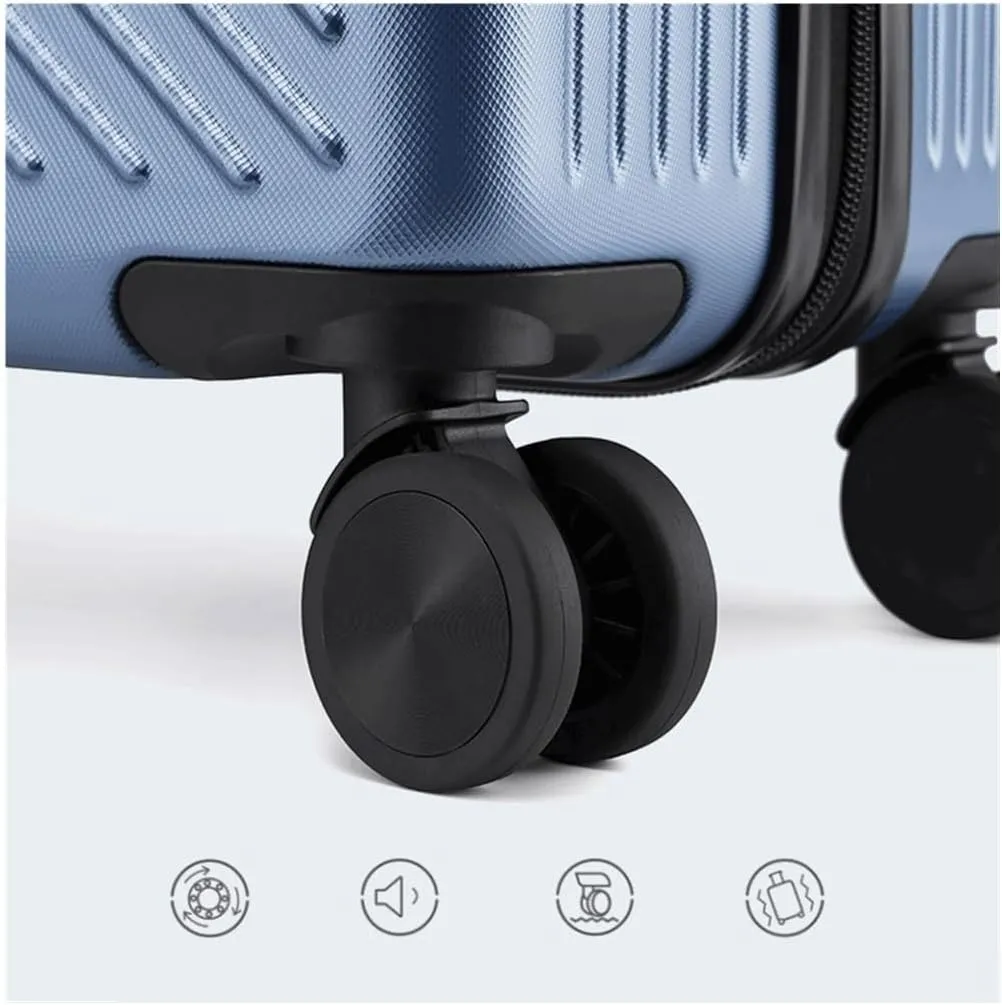 Carry-on Suitcase Luggage 20inch Lightweight Hardside 4-Wheel Spinner Travel Luggage,business Luggage For Women Carry-on Suitcases Carry On Luggages (Color : Black, Size : 20inch)