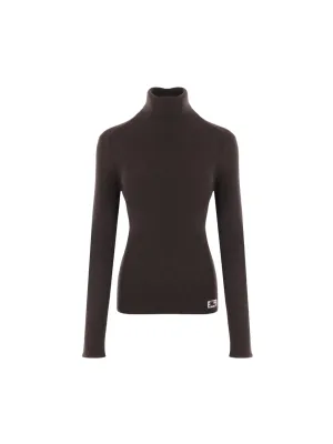 Check Pattern Wool Sweater