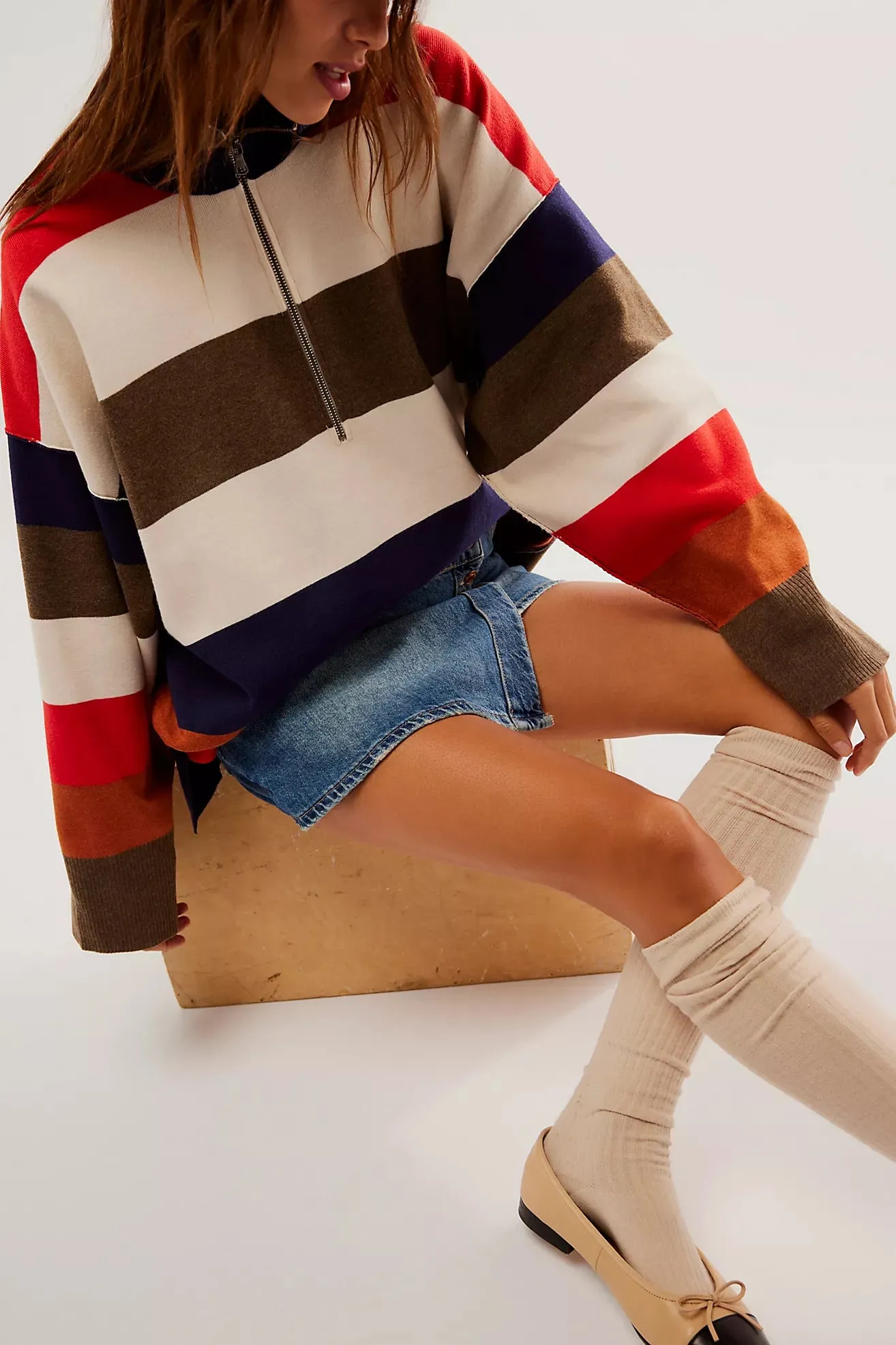 Coastal Stripe Pullover-Set Sail