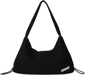 Corduroy Tote Bag for Women, Large Corduroy Hobo Purses Aesthetic Tote Bag Shoulder Handbags