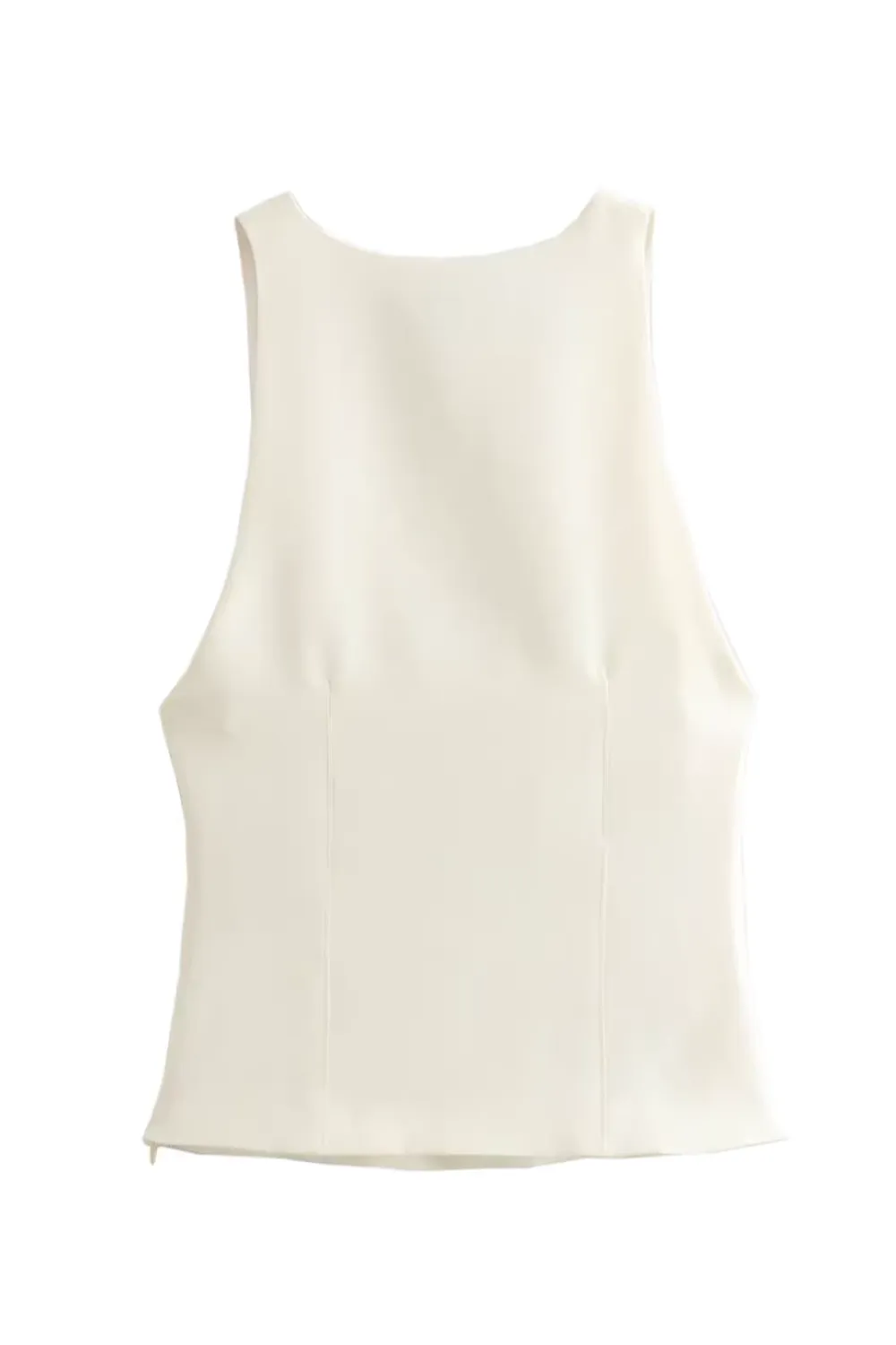 'Dakota' V-neck Sleeveless Vest