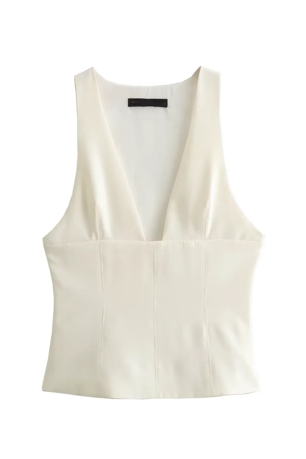 'Dakota' V-neck Sleeveless Vest