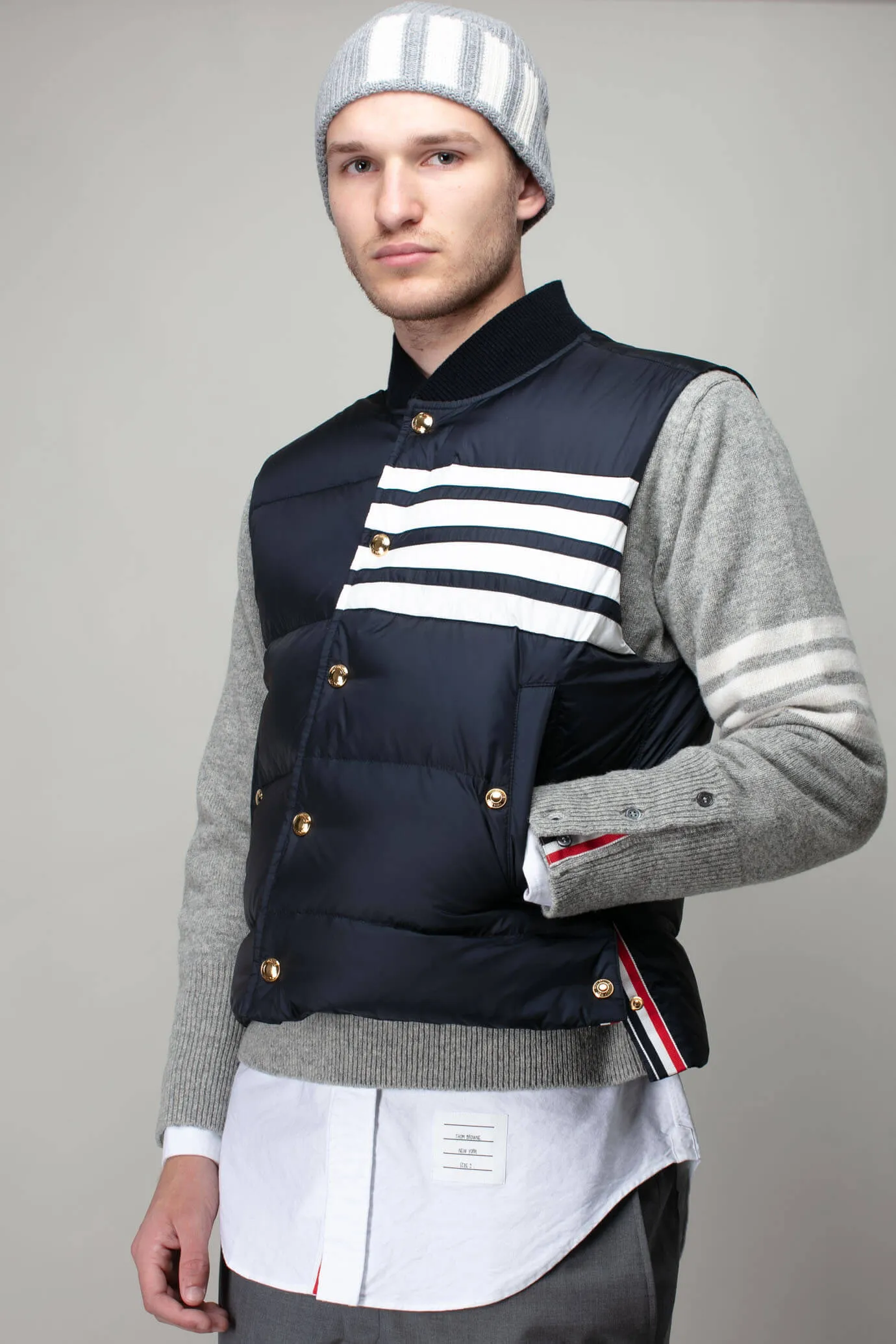 Downfilled Snap Front Vest