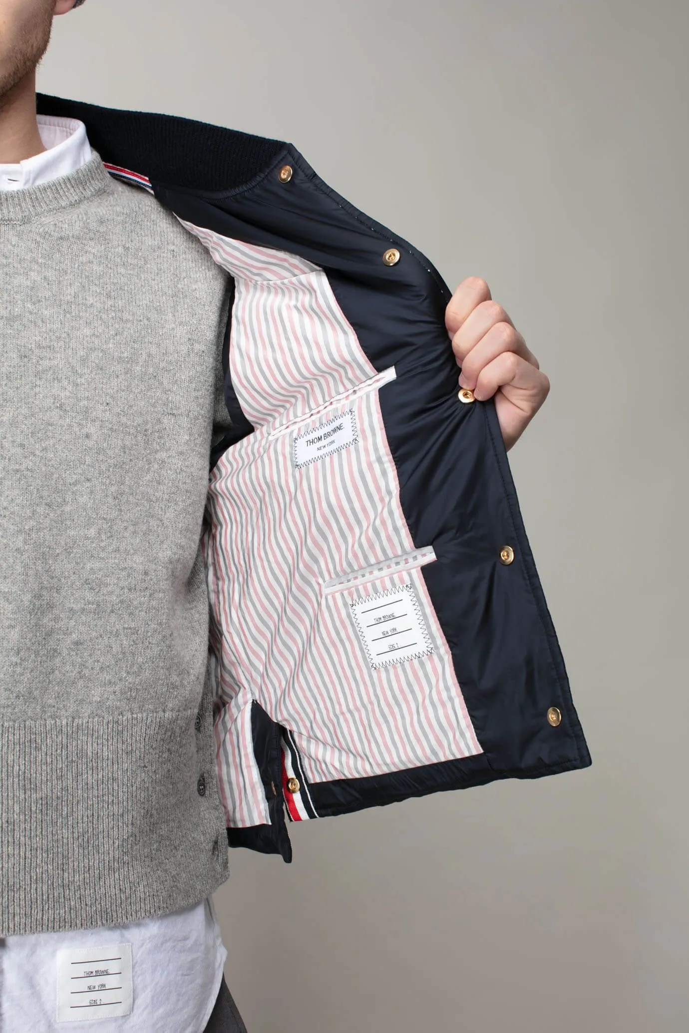 Downfilled Snap Front Vest