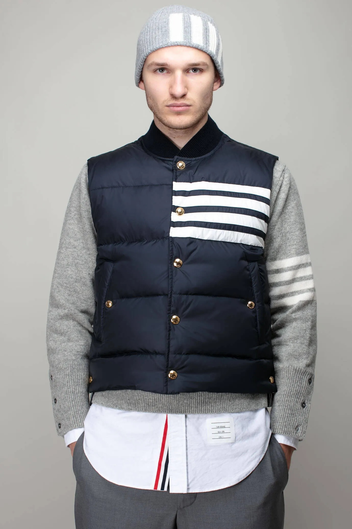 Downfilled Snap Front Vest
