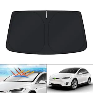 Foldable UV Blocking Windshield Sunshade for 2016-2022 Tesla Model X
