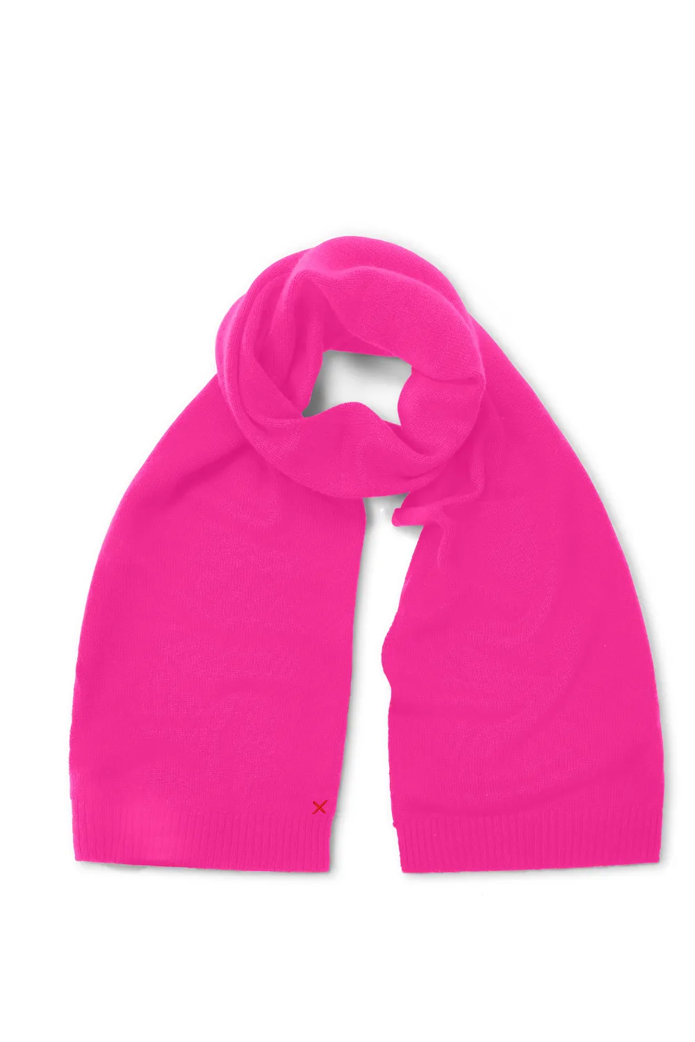 Fuchsia Wool-Cashmere Scarf