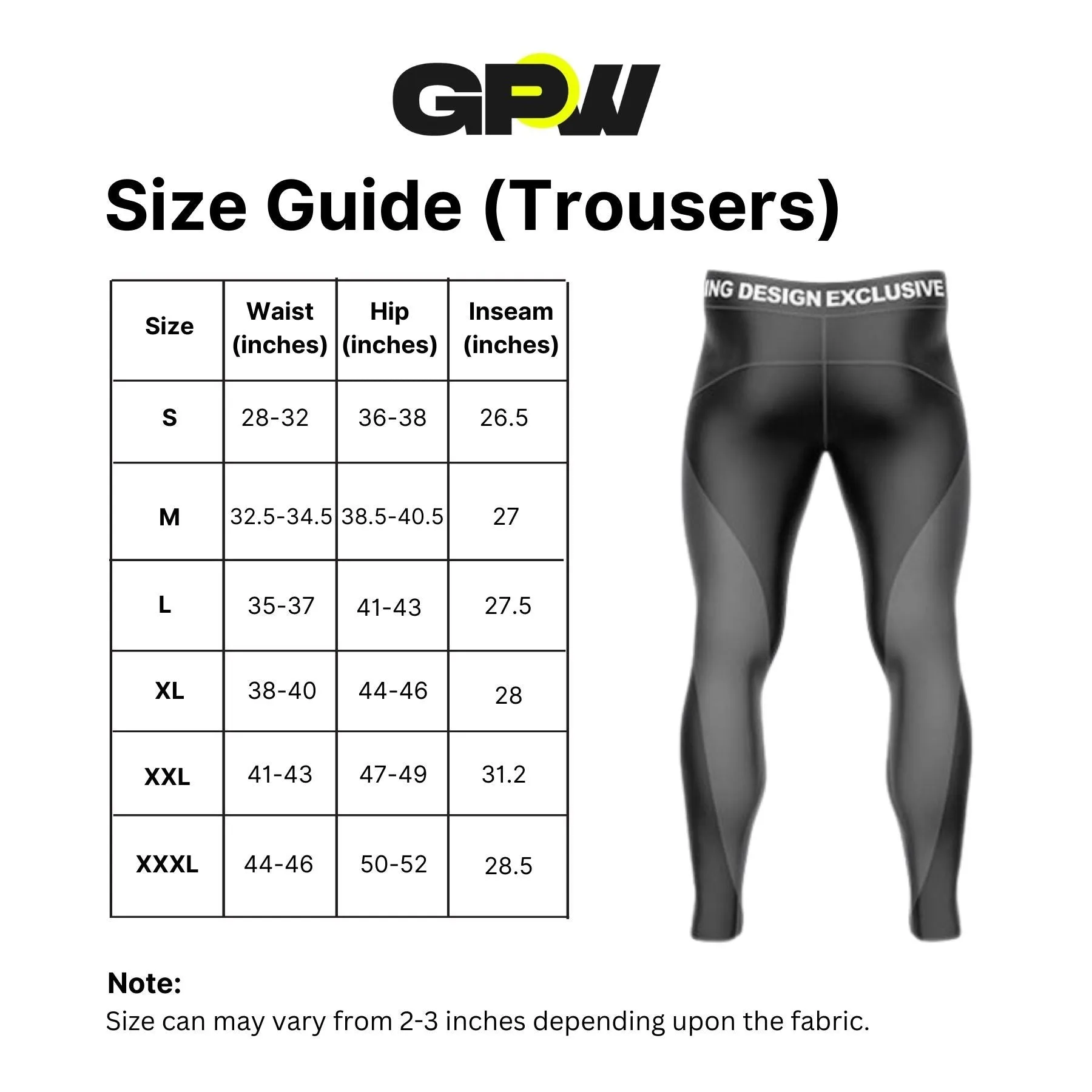 GPW Men's Fleece Trousers Athletic Warm Winter Workout Pants with Pockets