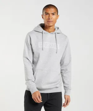 Gymshark Block Hoodie - Light Grey Marl