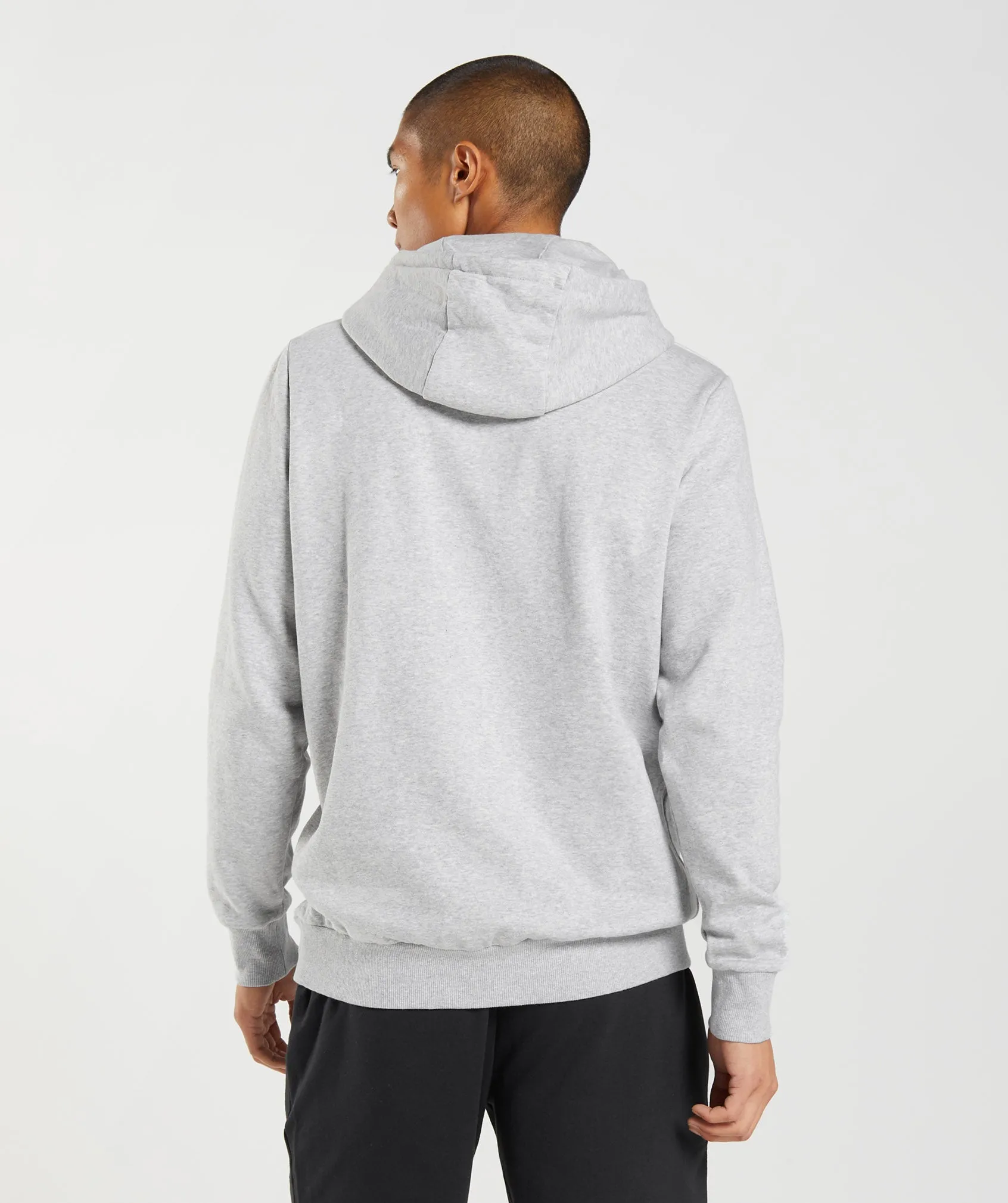 Gymshark Block Hoodie - Light Grey Marl
