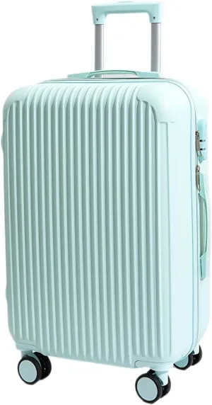 Hardside Luggage Suitcase PC ABS with TSA Lock 4 X Double 360Universal Spinner Suitcase Carry on Hardshell LightweightGreen-24inch