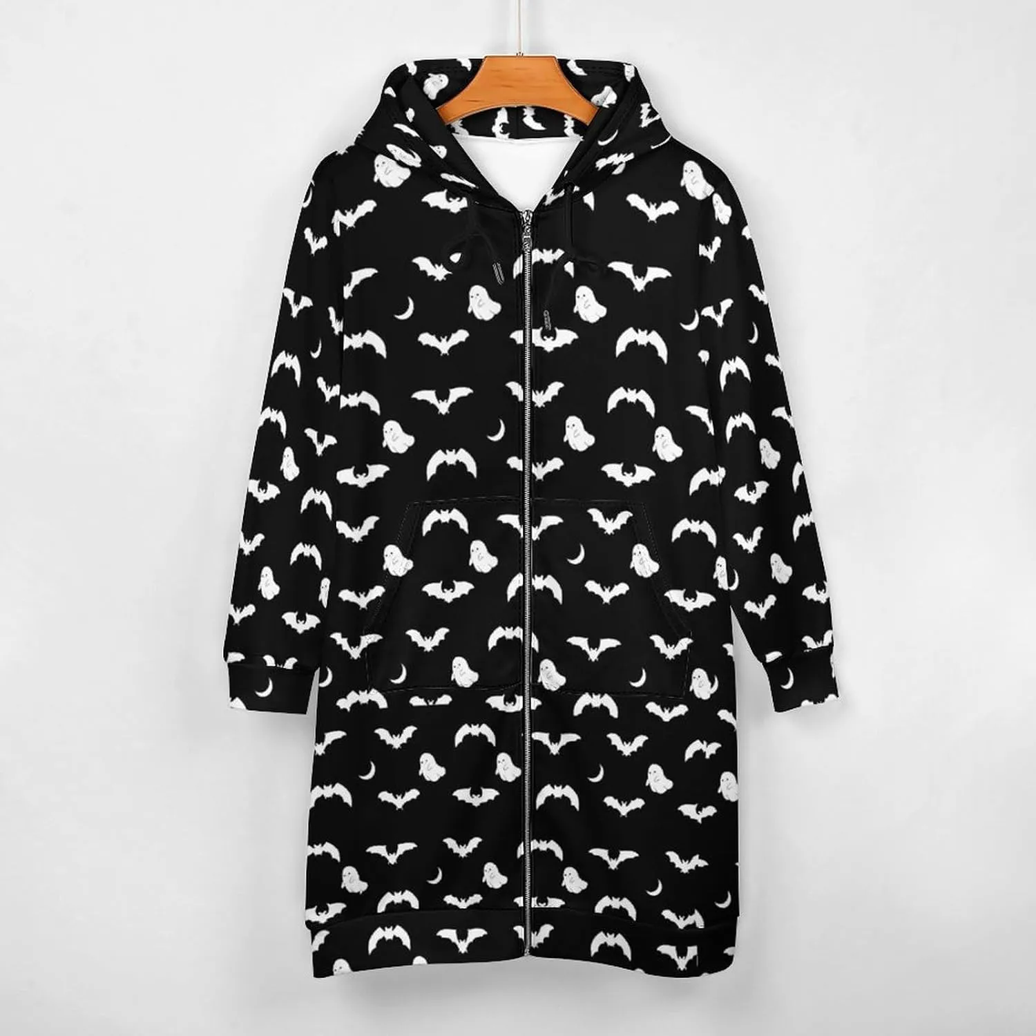 Hoodies for Women Oversized Full Zip Hooded Sweatshirt Casual Long Sleeve Fall Jacket Coat 2024