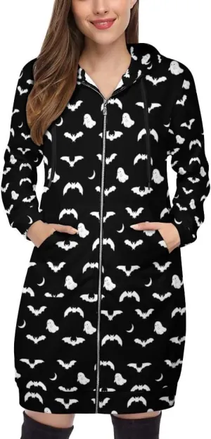 Hoodies for Women Oversized Full Zip Hooded Sweatshirt Casual Long Sleeve Fall Jacket Coat 2024