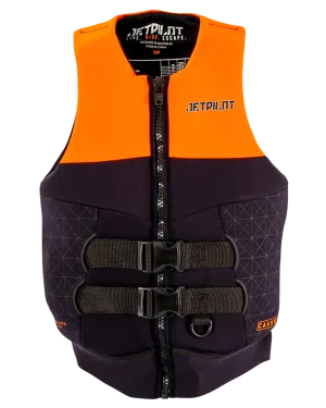 Jetpilot Cause Mens S-Grip FE Neo Vest - Orange Level 50 - 2023