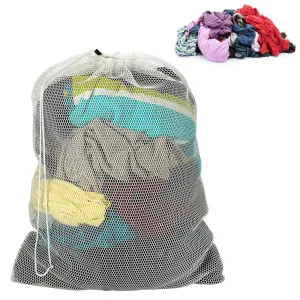 Jumbo Mesh Laundry Storage Wash Bag Clothes College Commercial Heavy Duty 36X24