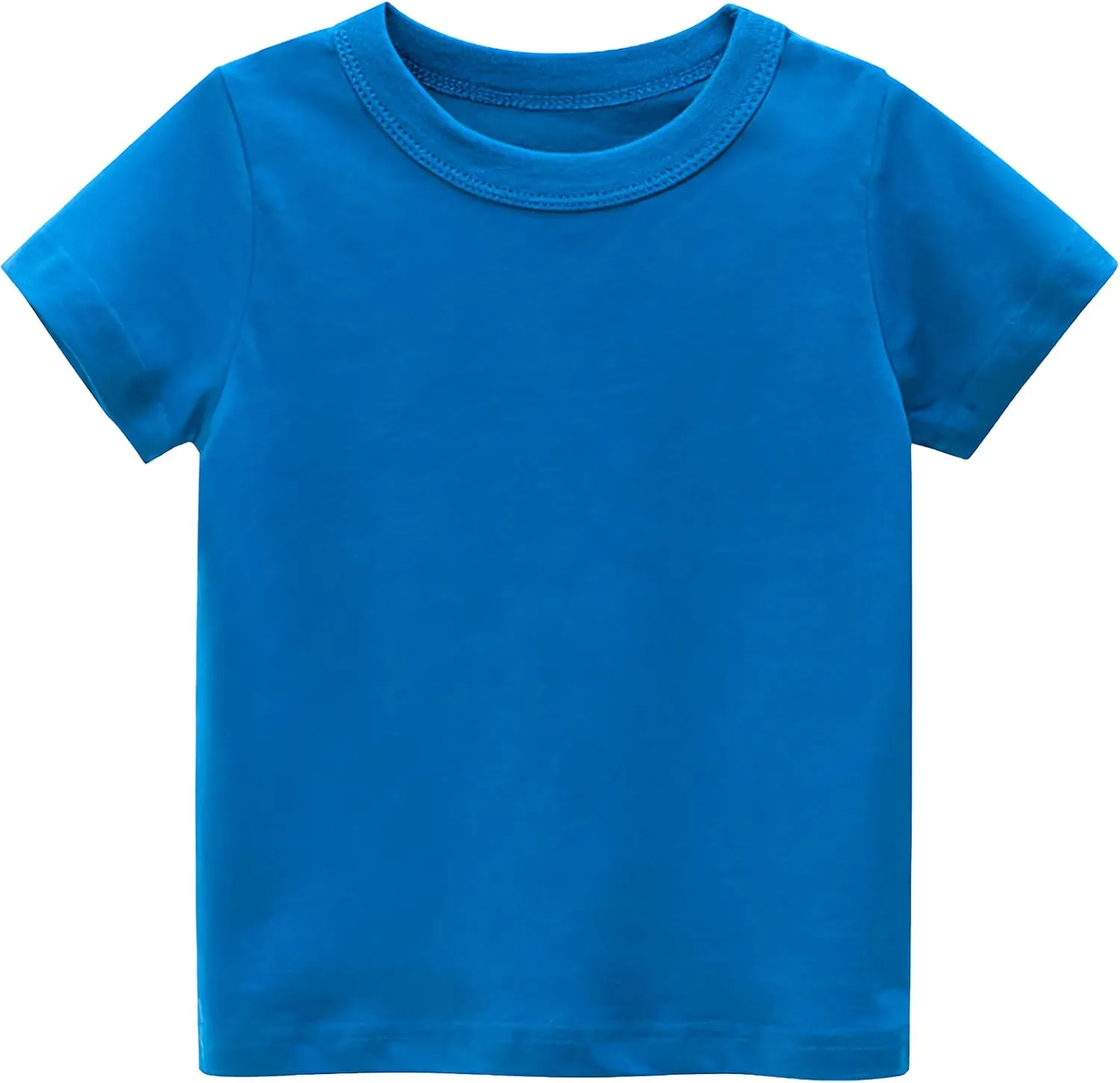 Kids Boys 3 Pack T-Shirt Cotton Tee Short Sleeve Crewneck Top Undershirts 1-8 Years