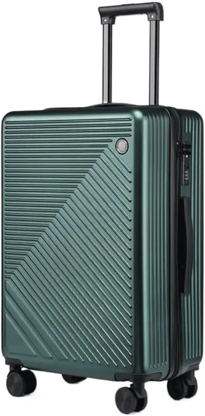 KYUSAR Carry On Luggages Suitcase 20inch Lightweight Hardside 4-Wheel Spinner Travel Luggage,business Luggage For Women Luggage Suitcases (Color : Green, Size : 20inch)