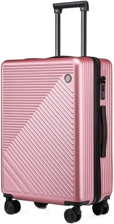 Light Suitcase 20inch Lightweight Hardside 4-Wheel Spinner Travel Luggage,Business Luggage for Women Wheeled Luggage (Color : Pink, Size : 20inch)