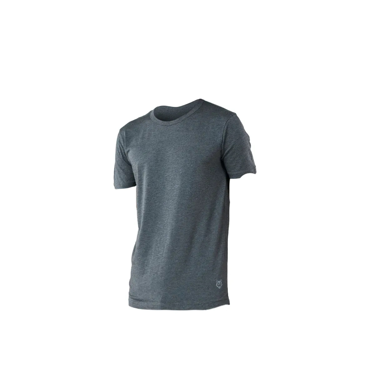 Luxury Modal Crew Neck Tee - Charcoal Heather