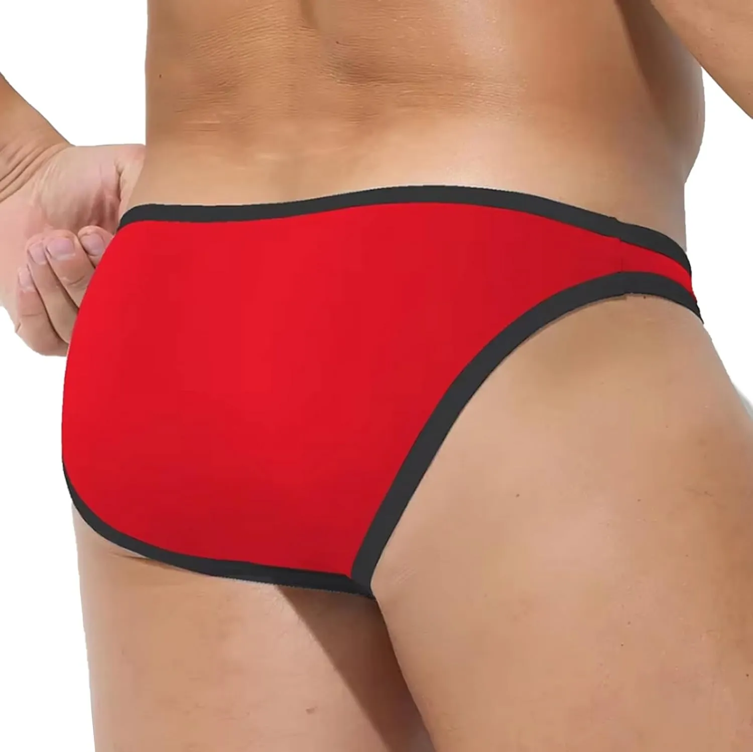 Men's Underwear Triangle Pants Low Waist Sexy Bikini Underpants Briefs