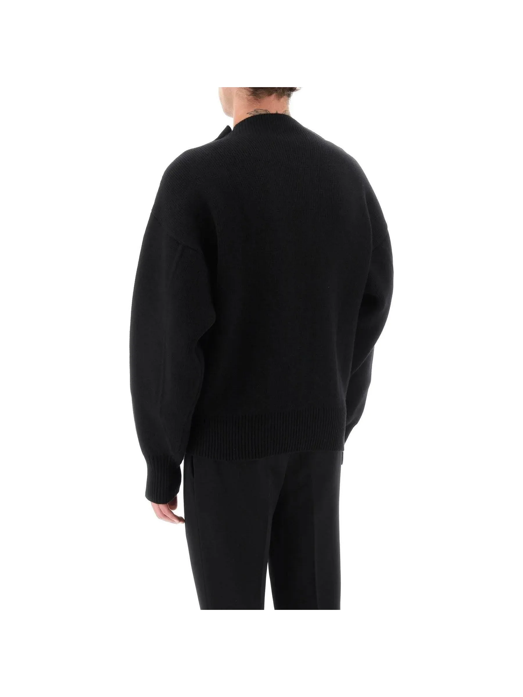 Metal Button Knit Sweater
