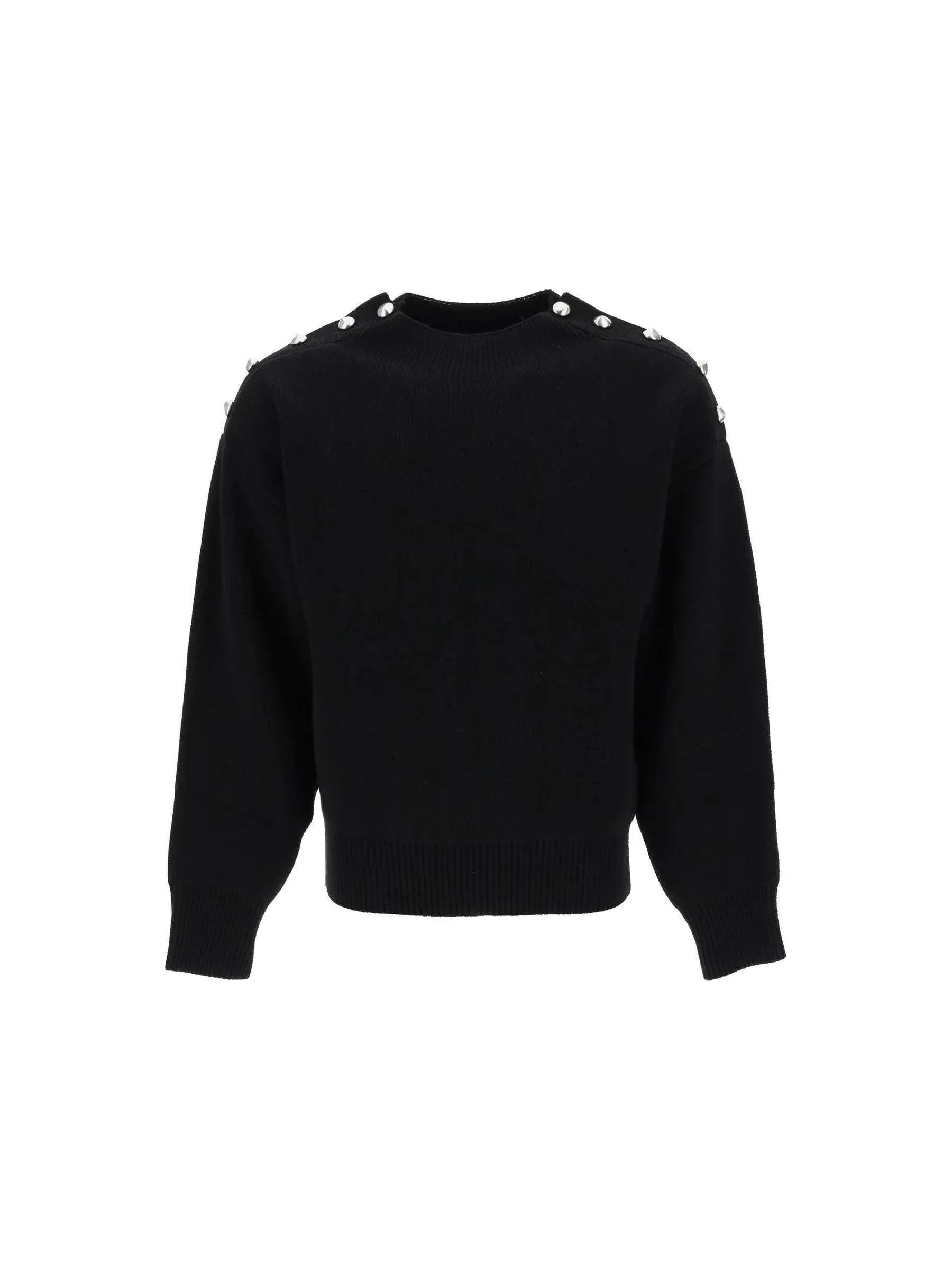 Metal Button Knit Sweater