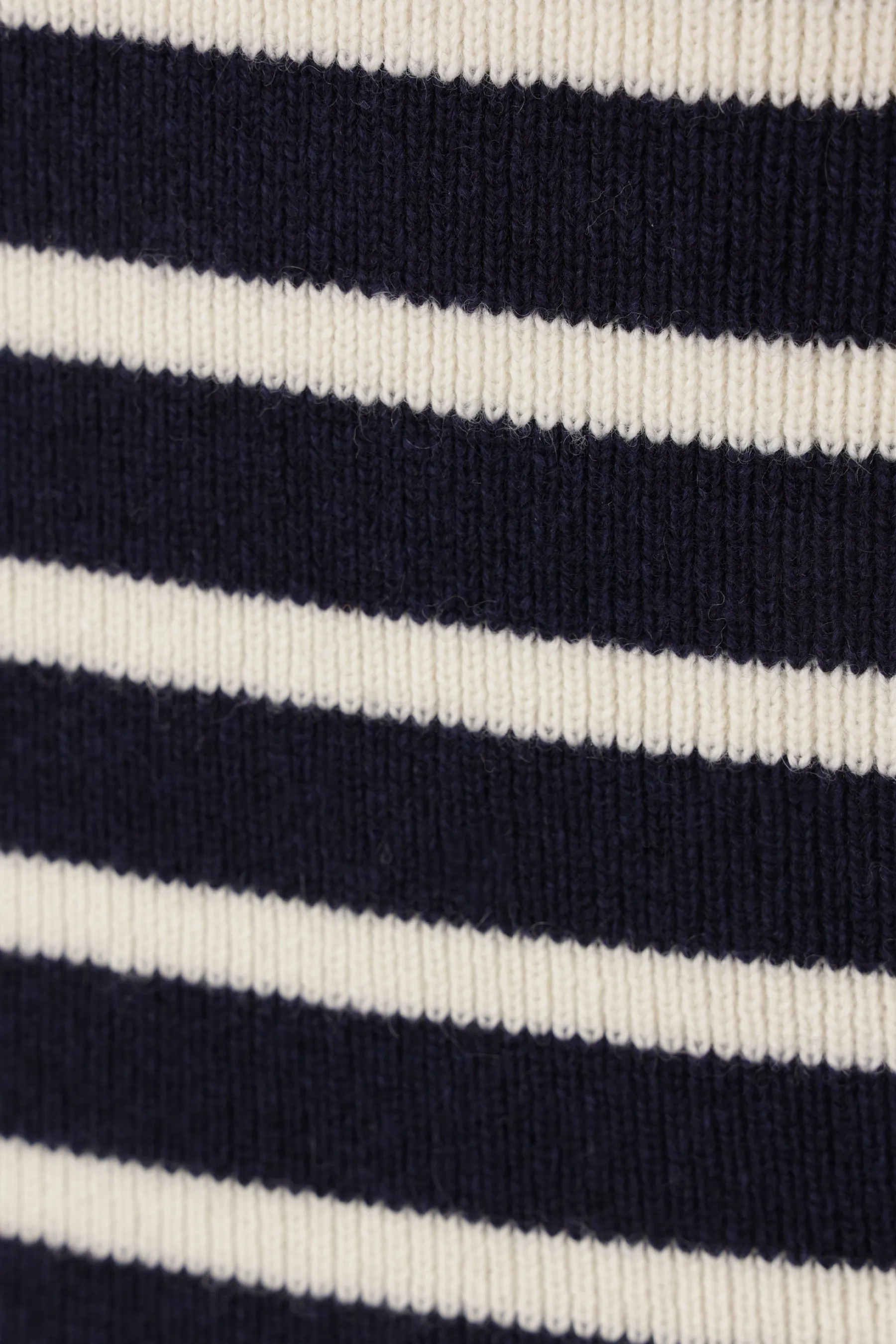 Military-Button Sailor Knit Sweater