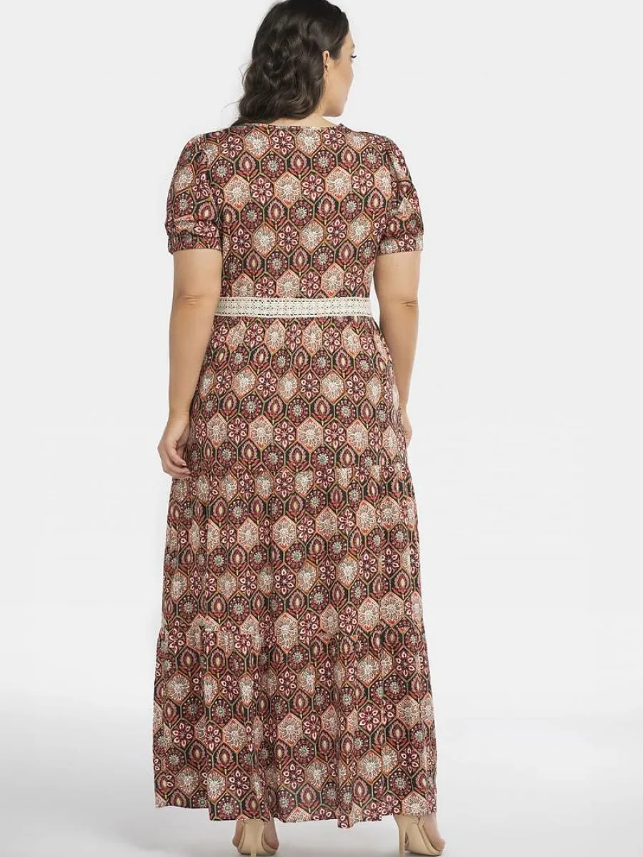 Plus size dress model 196882 Karko