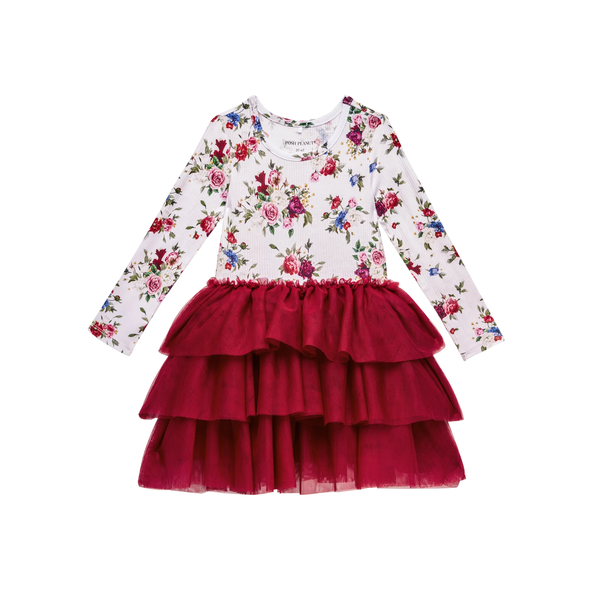 Posh Peanut Long Sleeve Tulle Dress - Philippa