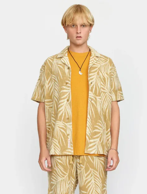 REVOLUTION - Terry Cuban Shirt / 3101 - Khaki