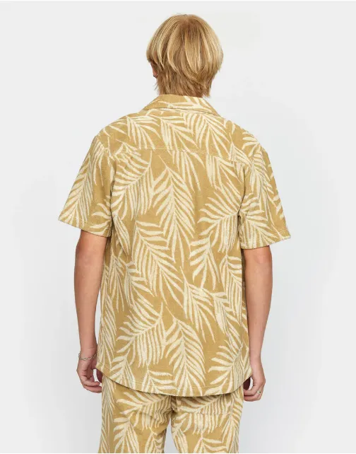 REVOLUTION - Terry Cuban Shirt / 3101 - Khaki