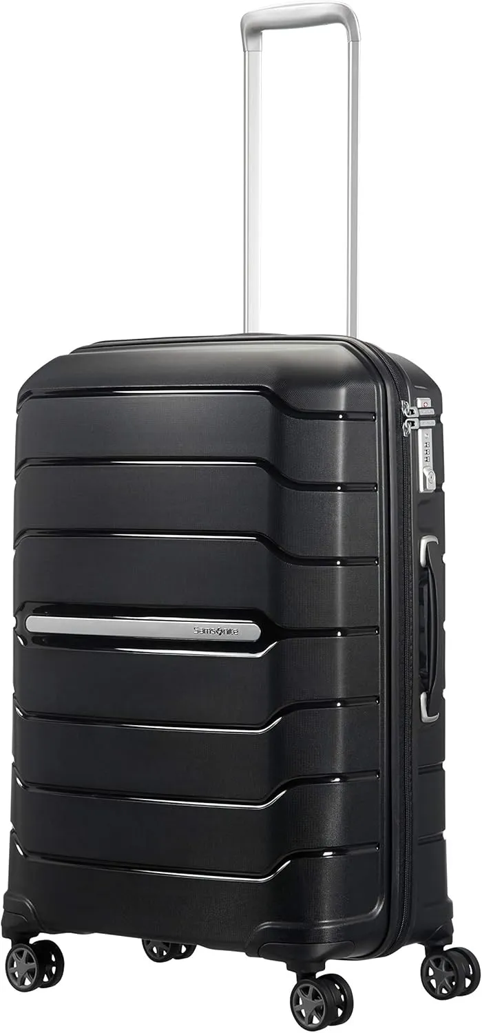 SAMSONITE Flux - Spinner 68/25 Expandable Hand Luggage, 68 cm, 95 liters, Black