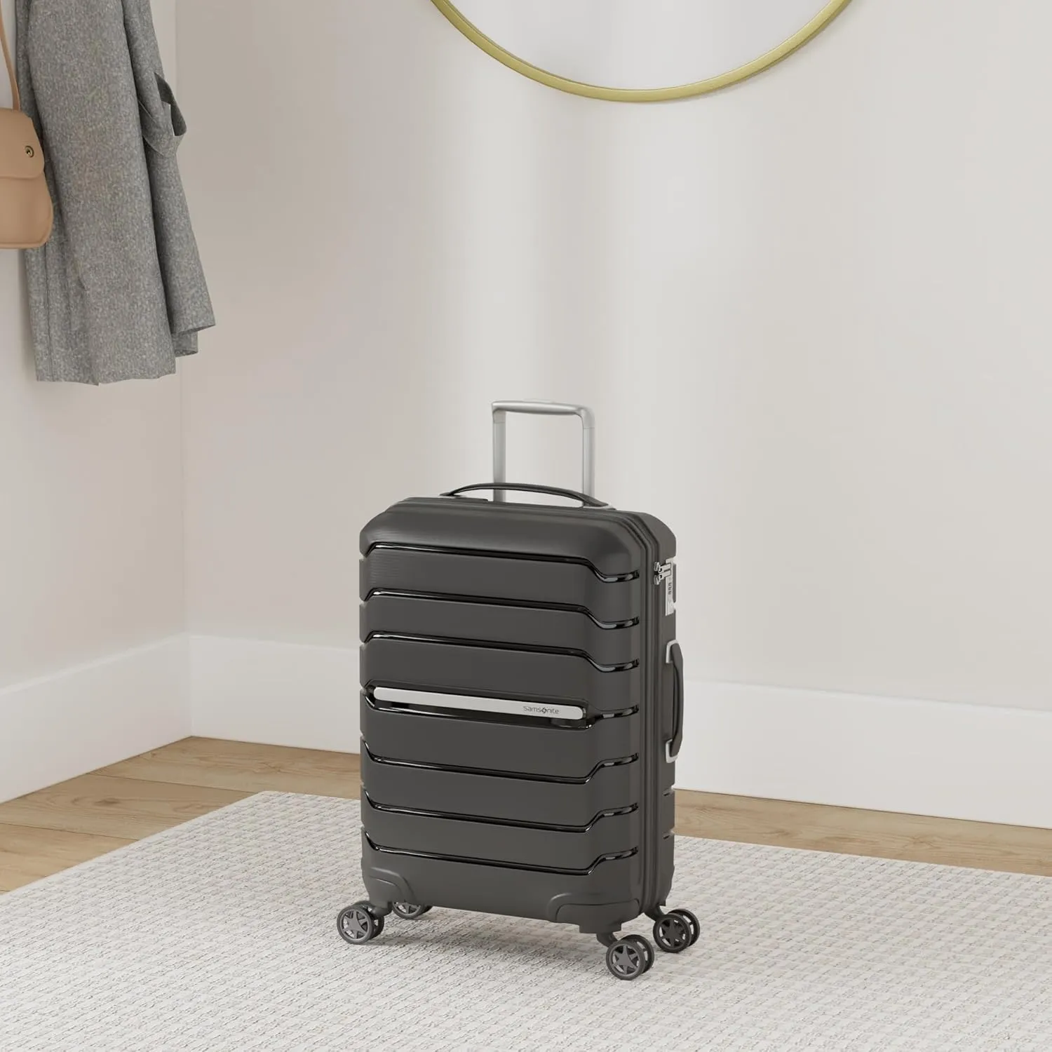SAMSONITE Flux - Spinner 68/25 Expandable Hand Luggage, 68 cm, 95 liters, Black