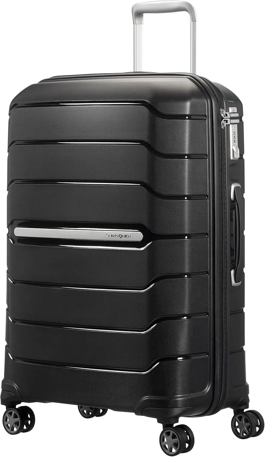 SAMSONITE Flux - Spinner 68/25 Expandable Hand Luggage, 68 cm, 95 liters, Black