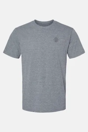 Thenx Heather Grey Tee's (XO Logo)